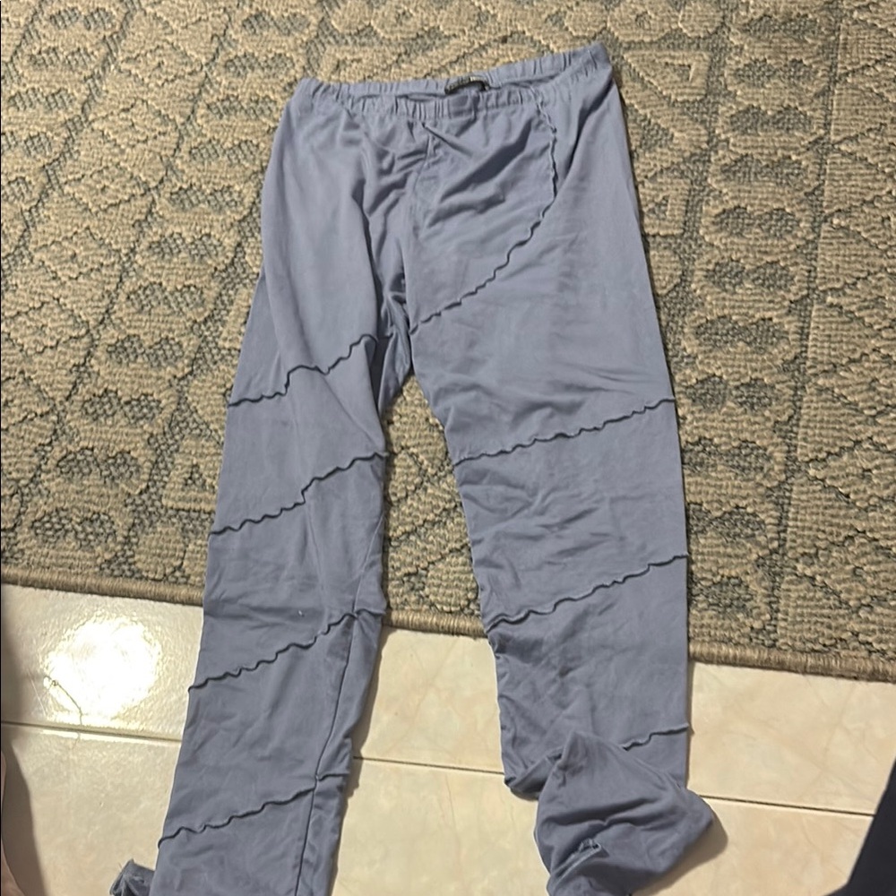 Fashion Nova Blue Joggers Relaxed Fit Sweatpants